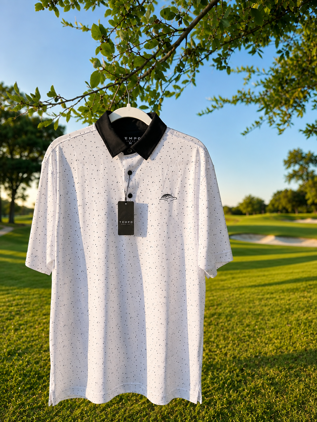 “Onyx Speck” Golf Polo