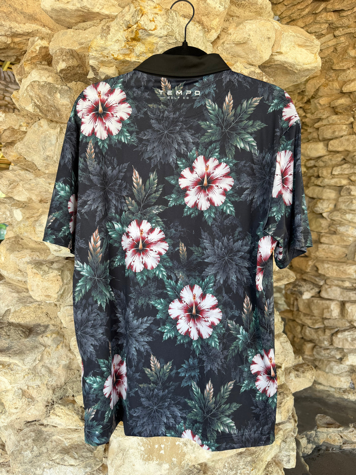 “Hibiscus Nior” Golf Polo