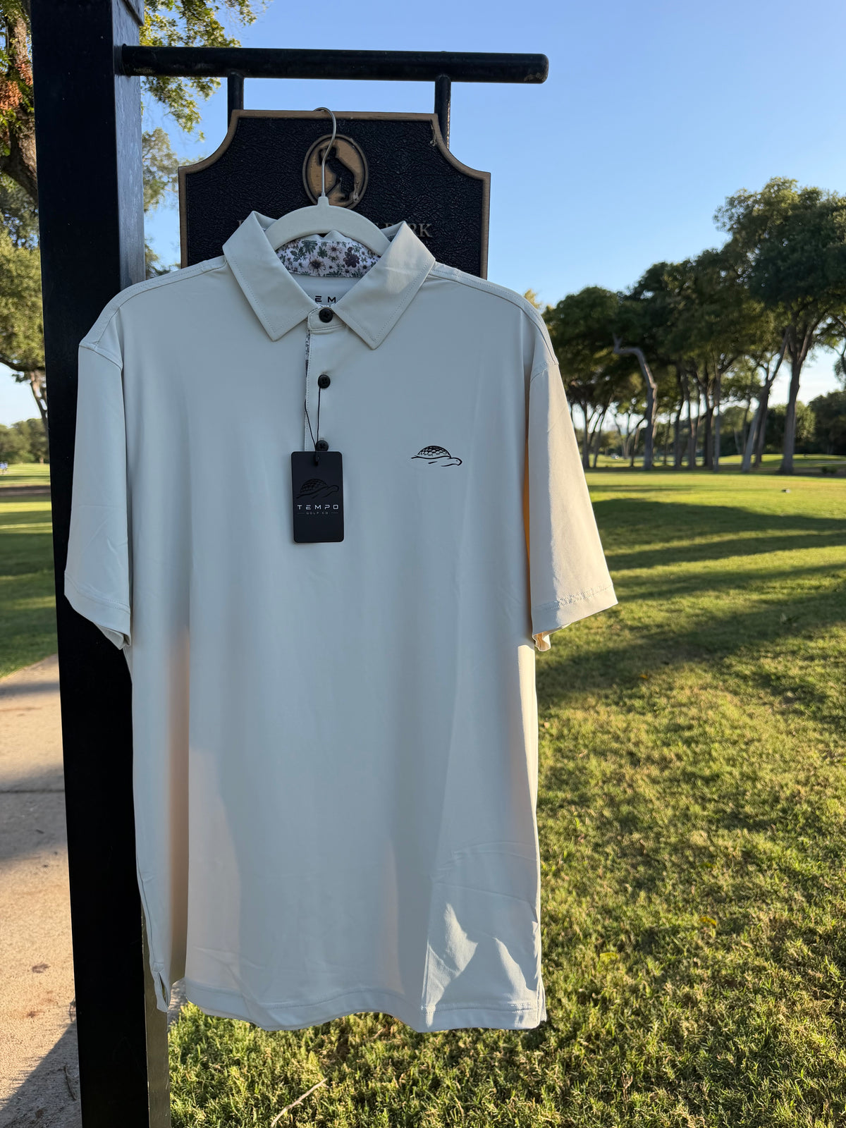 “Hidden Bloom” Golf Polo