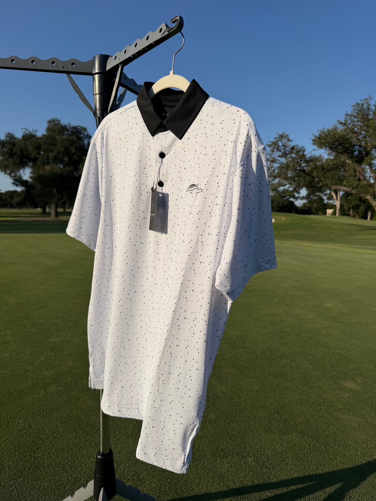 “Onyx Speck” Golf Polo