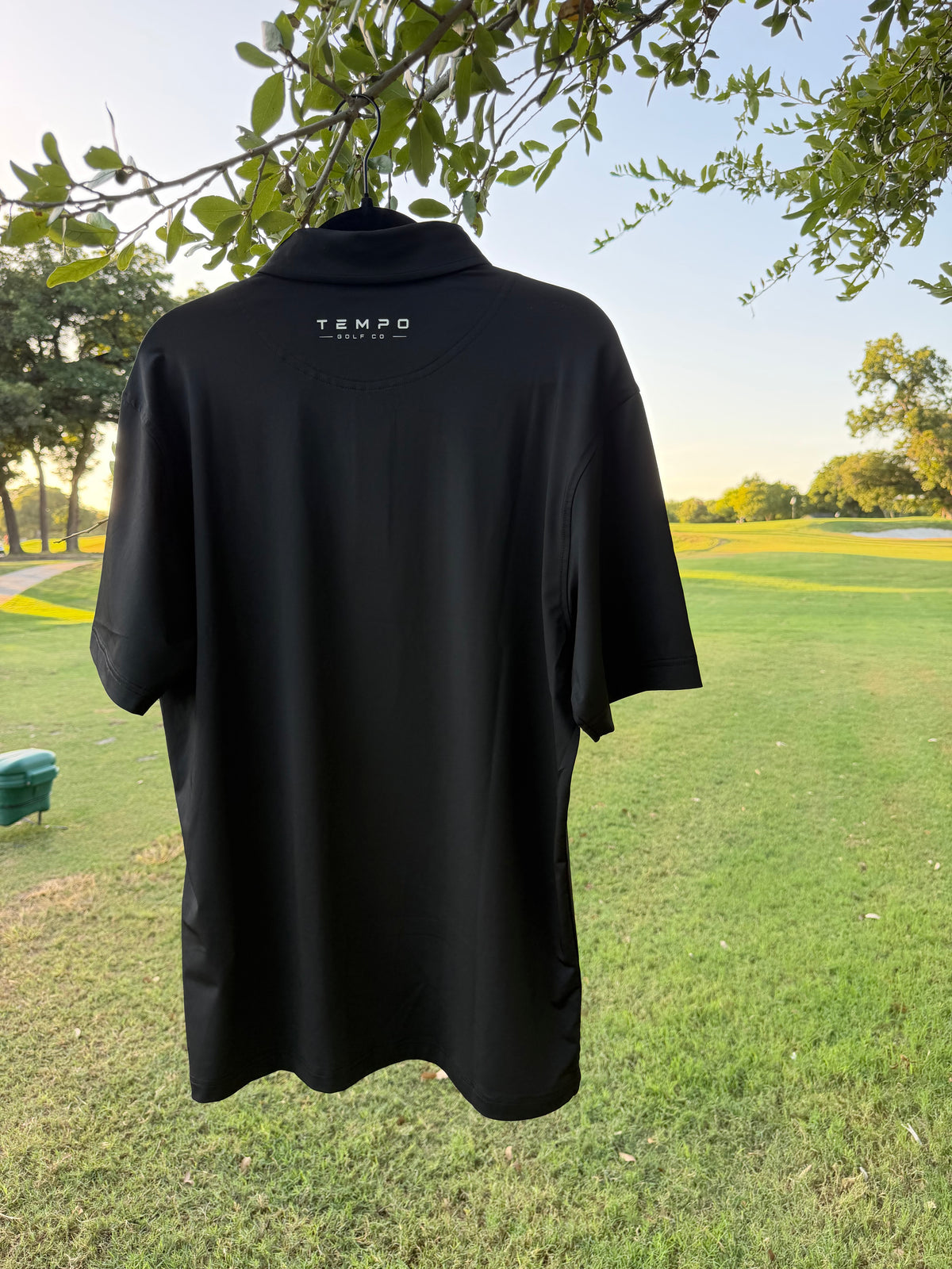 “Midnight Bloom” Golf Polo